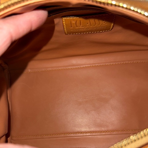 Alviero Martini Tan Map Design Handbag - Picture 8 of 8